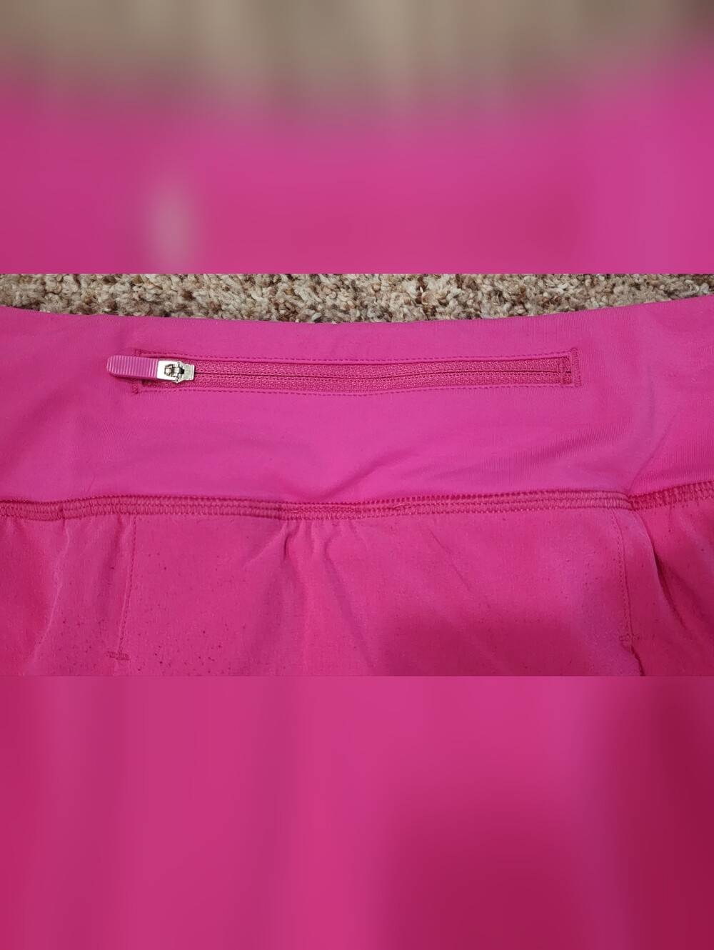 The Lululemon Pace Rival Mid-Rise Skirt Sonic Pink Sz 4 Like New - Picture 9 of 11